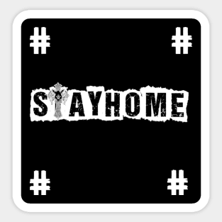 #Stayhome Sticker